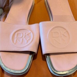 DKNY Light Pink Women's Slide Sandals